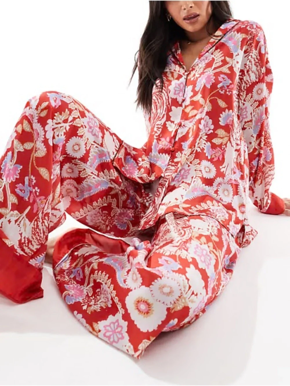 Free People Dreamy Days Pajama Top